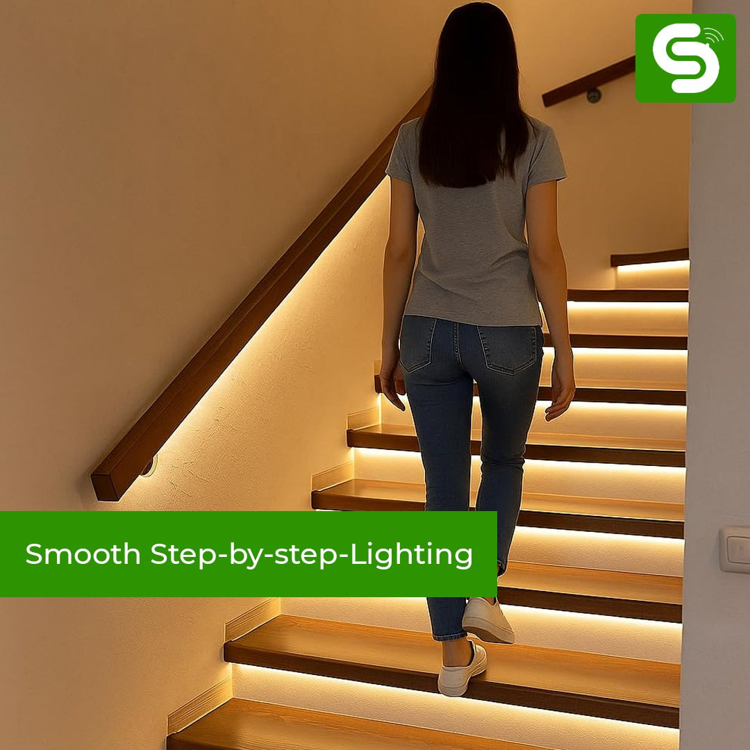 Esysense 12V DC LED Strip Roll – 5 Meter Flexible PCB Strip Light for Home Décor and Cabinet