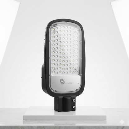 Esysense 30W Motion Sensor LED Street Light – Auto Dimmable, IP65 Weatherproof, 6500K Cool White