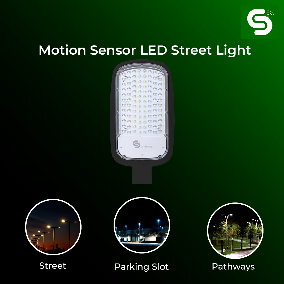 30W Smart LED Street Light for Roads, Gardens and Parking – Day Night Sensor, IP65 Weatherproof