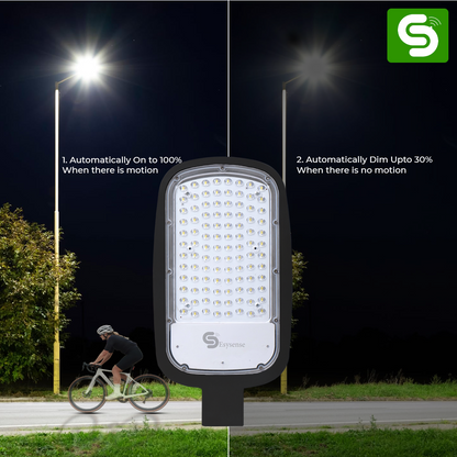 50W LED Street Light with Day Night Sensor – Auto Dusk to Dawn Outdoor Lighting, IP65 Waterproof
