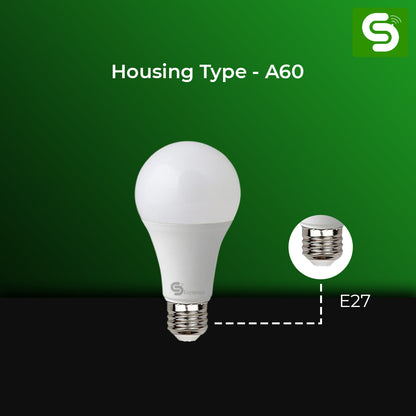 Esysense 7W A60 E27 Motion Sensor Bulb – Standard Size, Easy Retrofit for Staircase, Corridor and Balcony
