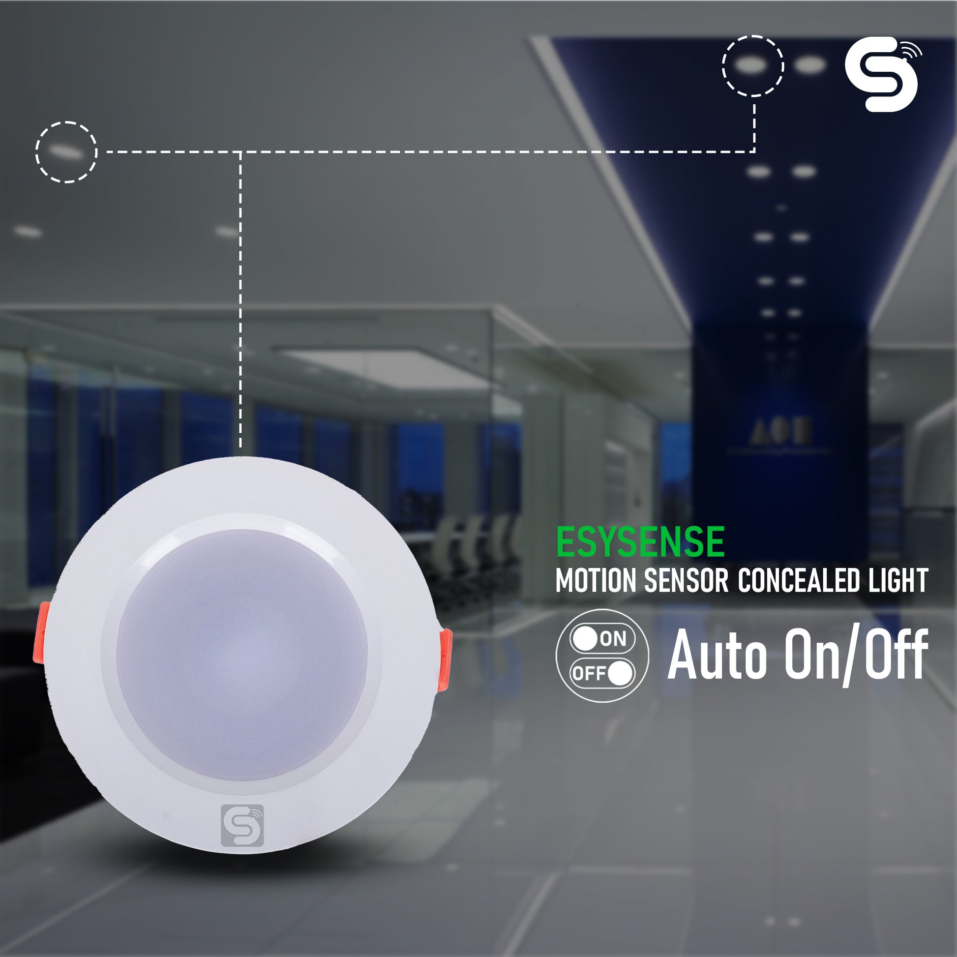 motion sensor concealed light 