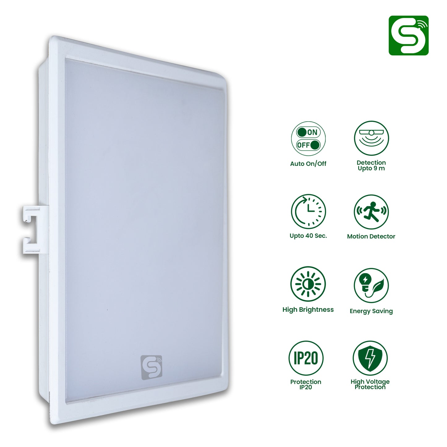 motion sensor square downlight