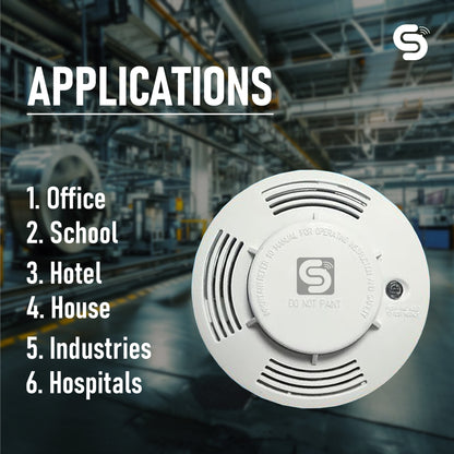 smoke detector sensor sound 85db